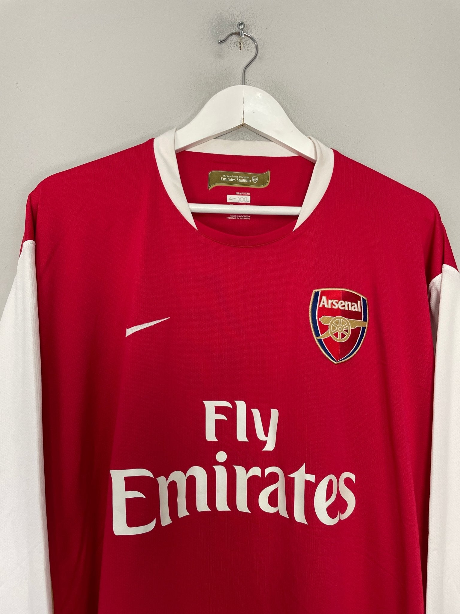 Shop 2006/08 ARSENAL HENRY #14 L/S HOME SHIRT (XXL) NIKE, classic football shirts, vintage football shirts & retro soccer jerseys at Cult Kits