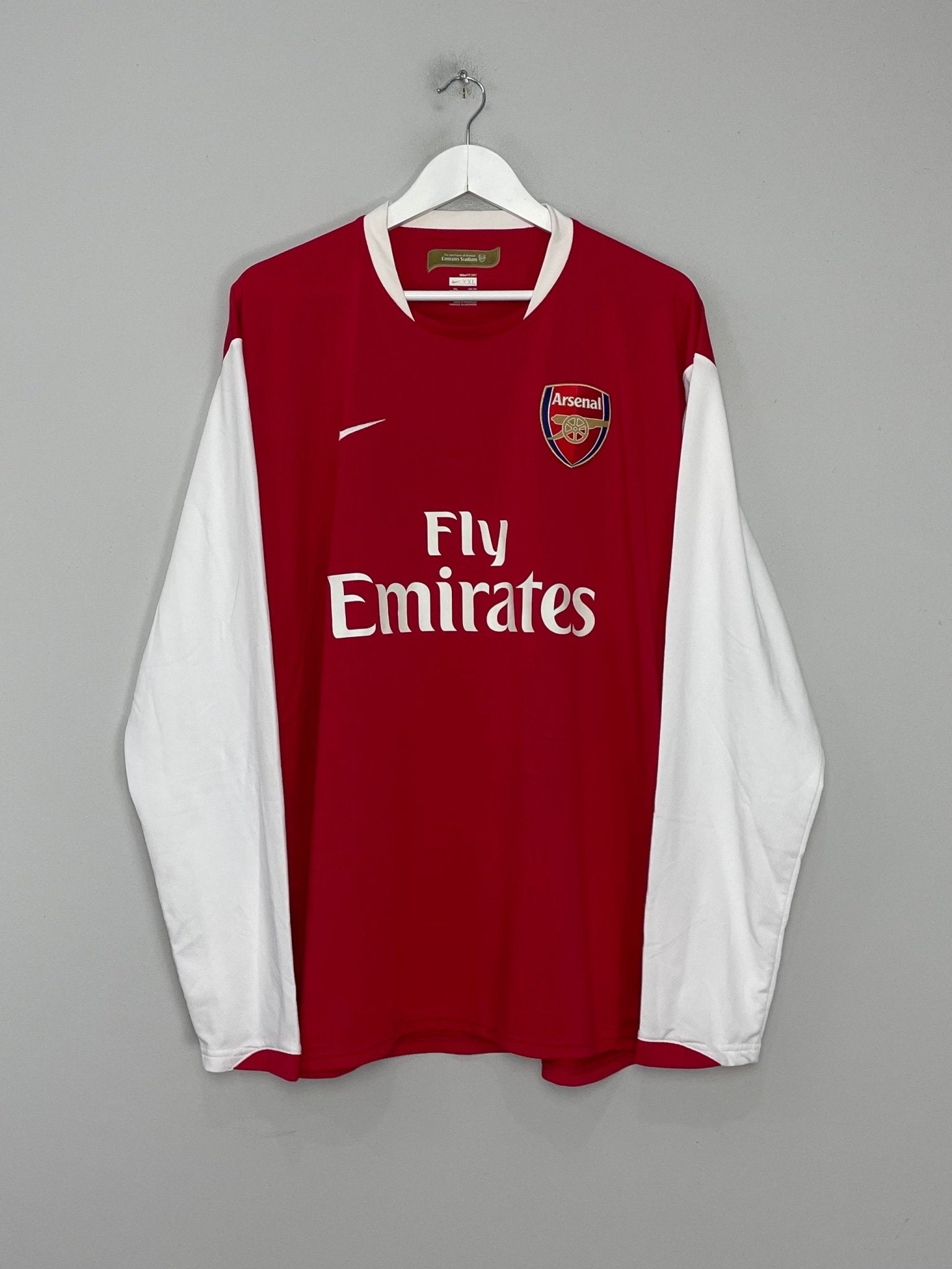 Shop 2006/08 ARSENAL HENRY #14 L/S HOME SHIRT (XXL) NIKE, classic football shirts, vintage football shirts & retro soccer jerseys at Cult Kits
