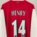 Shop 2006/08 ARSENAL HENRY #14 L/S HOME SHIRT (XXL) NIKE, classic football shirts, vintage football shirts & retro soccer jerseys at Cult Kits