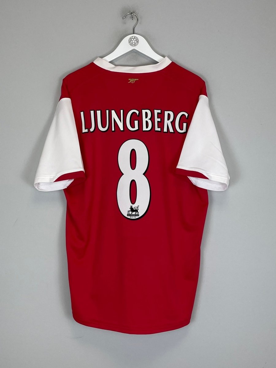 2006/08 ARSENAL LJUNGBERG 8 HOME SHIRT (XL) NIKE - Cult Kits - XL - Buy Vintage Football Shirts, Authentic Retro Football Shirts For Sale, Classic Football Shirts & Soccer Jersey