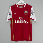 Shop 2006/08 ARSENAL SAGNA #3 HOME SHIRT (M) NIKE, classic football shirts, vintage football shirts & retro soccer jerseys at Cult Kits
