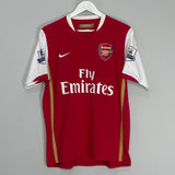 Shop 2006/08 ARSENAL SAGNA #3 HOME SHIRT (M) NIKE, classic football shirts, vintage football shirts & retro soccer jerseys at Cult Kits