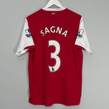 Shop 2006/08 ARSENAL SAGNA #3 HOME SHIRT (M) NIKE, classic football shirts, vintage football shirts & retro soccer jerseys at Cult Kits