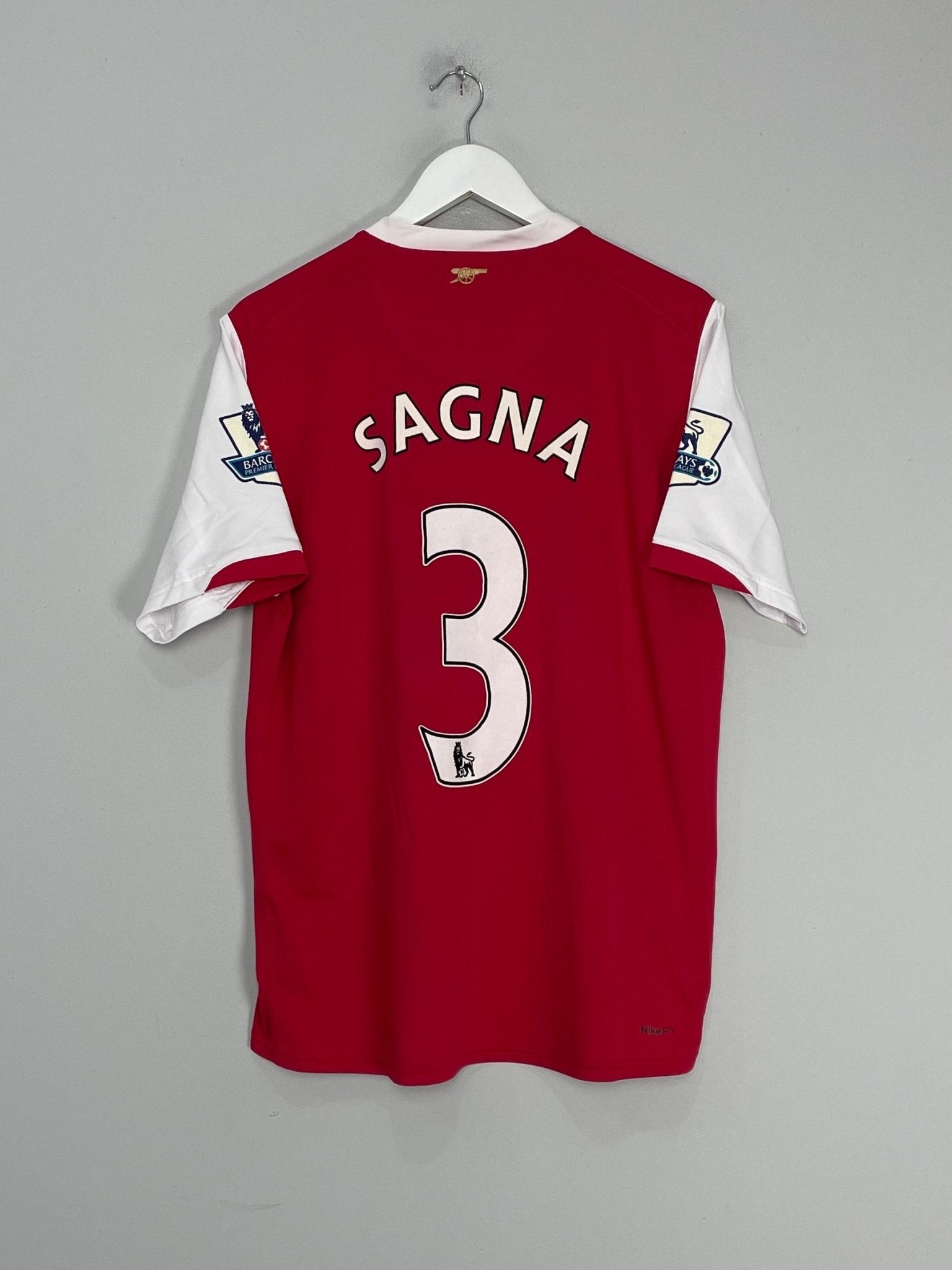 Shop 2006/08 ARSENAL SAGNA #3 HOME SHIRT (M) NIKE, classic football shirts, vintage football shirts & retro soccer jerseys at Cult Kits