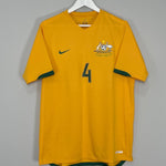 Shop 2006/08 AUSTRALIA CAHILL #4 HOME SHIRT (L) NIKE, classic football shirts, vintage football shirts & retro soccer jerseys at Cult Kits