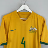 Shop 2006/08 AUSTRALIA CAHILL #4 HOME SHIRT (S) NIKE, classic football shirts, vintage football shirts & retro soccer jerseys at Cult Kits