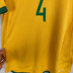 Shop 2006/08 AUSTRALIA CAHILL #4 HOME SHIRT (S) NIKE, classic football shirts, vintage football shirts & retro soccer jerseys at Cult Kits
