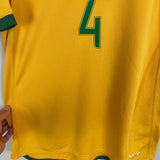 Shop 2006/08 AUSTRALIA CAHILL #4 HOME SHIRT (S) NIKE, classic football shirts, vintage football shirts & retro soccer jerseys at Cult Kits