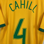 Shop 2006/08 AUSTRALIA CAHILL #4 HOME SHIRT (S) NIKE, classic football shirts, vintage football shirts & retro soccer jerseys at Cult Kits