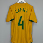Shop 2006/08 AUSTRALIA CAHILL #4 HOME SHIRT (S) NIKE, classic football shirts, vintage football shirts & retro soccer jerseys at Cult Kits
