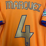 Shop 2006/08 BARCELONA R.MARQUEZ #4 *SIGNED* AWAY SHIRT (S) NIKE, classic football shirts, vintage football shirts & retro soccer jerseys at Cult Kits