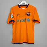 Shop 2006/08 BARCELONA R.MARQUEZ #4 *SIGNED* AWAY SHIRT (S) NIKE, classic football shirts, vintage football shirts & retro soccer jerseys at Cult Kits