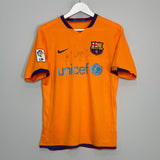 Shop 2006/08 BARCELONA R.MARQUEZ #4 *SIGNED* AWAY SHIRT (S) NIKE, classic football shirts, vintage football shirts & retro soccer jerseys at Cult Kits