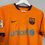 Shop 2006/08 BARCELONA R.MARQUEZ #4 *SIGNED* AWAY SHIRT (S) NIKE, classic football shirts, vintage football shirts & retro soccer jerseys at Cult Kits