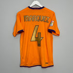 Shop 2006/08 BARCELONA R.MARQUEZ #4 *SIGNED* AWAY SHIRT (S) NIKE, classic football shirts, vintage football shirts & retro soccer jerseys at Cult Kits