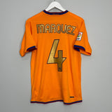 Shop 2006/08 BARCELONA R.MARQUEZ #4 *SIGNED* AWAY SHIRT (S) NIKE, classic football shirts, vintage football shirts & retro soccer jerseys at Cult Kits