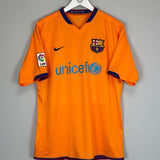 2006/08 BARCELONA RONALDINHO 10 AWAY SHIRT (L) NIKE - Cult Kits - Large - Buy Vintage Football Shirts, Authentic Retro Football Shirts For Sale, Classic Football Shirts & Soccer Jersey