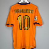 2006/08 BARCELONA RONALDINHO 10 AWAY SHIRT (L) NIKE - Cult Kits - Large - Buy Vintage Football Shirts, Authentic Retro Football Shirts For Sale, Classic Football Shirts & Soccer Jersey