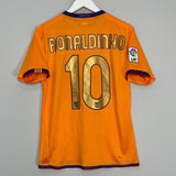 Shop 2006/08 BARCELONA RONALDINHO #10 AWAY SHIRT (S) NIKE, classic football shirts, vintage football shirts & retro soccer jerseys at Cult Kits