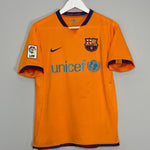 Shop 2006/08 BARCELONA RONALDINHO #10 AWAY SHIRT (S) NIKE, classic football shirts, vintage football shirts & retro soccer jerseys at Cult Kits