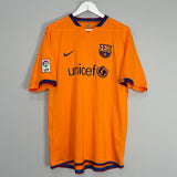 Shop 2006/08 BARCELONA RONALDINHO #10 AWAY SHIRT (XL) NIKE, classic football shirts, vintage football shirts & retro soccer jerseys at Cult Kits