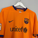 Shop 2006/08 BARCELONA RONALDINHO #10 AWAY SHIRT (XL) NIKE, classic football shirts, vintage football shirts & retro soccer jerseys at Cult Kits
