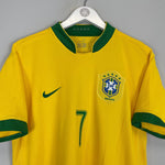 Shop 2006/08 BRAZIL ADRIANO #7 HOME SHIRT (L) NIKE, classic football shirts, vintage football shirts & retro soccer jerseys at Cult Kits