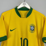 2006/08 BRAZIL RONALDINHO 10 HOME SHIRT (M) NIKE - Cult Kits - Medium - Buy Vintage Football Shirts, Authentic Retro Football Shirts For Sale, Classic Football Shirts & Soccer Jersey