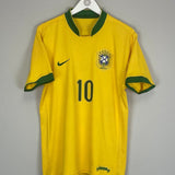 2006/08 BRAZIL RONALDINHO 10 HOME SHIRT (M) NIKE - Cult Kits - Medium - Buy Vintage Football Shirts, Authentic Retro Football Shirts For Sale, Classic Football Shirts & Soccer Jersey
