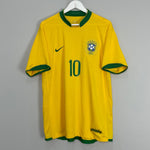 Shop 2006/08 BRAZIL RONALDINHO #10 HOME SHIRT (XL) NIKE, classic football shirts, vintage football shirts & retro soccer jerseys at Cult Kits