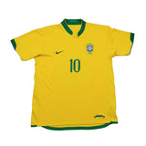 Buy 2006/08 BRAZIL RONALDINHO 10 HOME SHIRT (XL) NIKE ~ Free worldwide shipping available ~ Authentic Vintage Football Shirts from Cult Kits