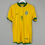 Shop 2006/08 BRAZIL RONALDO #9 HOME SHIRT (L) NIKE, classic football shirts, vintage football shirts & retro soccer jerseys at Cult Kits