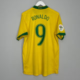 Shop 2006/08 BRAZIL RONALDO #9 HOME SHIRT (L) NIKE, classic football shirts, vintage football shirts & retro soccer jerseys at Cult Kits