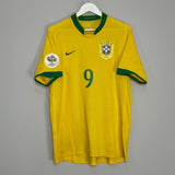 Shop 2006/08 BRAZIL RONALDO #9 HOME SHIRT (L) NIKE, classic football shirts, vintage football shirts & retro soccer jerseys at Cult Kits