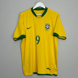 Shop 2006/08 BRAZIL RONALDO #9 HOME SHIRT (L) NIKE, classic football shirts, vintage football shirts & retro soccer jerseys at Cult Kits