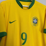 Shop 2006/08 BRAZIL RONALDO #9 HOME SHIRT (L) NIKE, classic football shirts, vintage football shirts & retro soccer jerseys at Cult Kits
