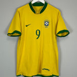 2006/08 BRAZIL RONALDO 9 HOME SHIRT (M) NIKE - Cult Kits - Medium - Buy Vintage Football Shirts, Authentic Retro Football Shirts For Sale, Classic Football Shirts & Soccer Jersey