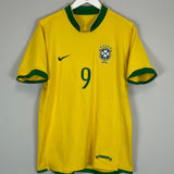 2006/08 BRAZIL RONALDO 9 HOME SHIRT (M) NIKE - Cult Kits - Medium - Buy Vintage Football Shirts, Authentic Retro Football Shirts For Sale, Classic Football Shirts & Soccer Jersey
