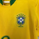 Shop 2006/08 BRAZIL RONALDO #9 HOME SHIRT (S) NIKE, classic football shirts, vintage football shirts & retro soccer jerseys at Cult Kits