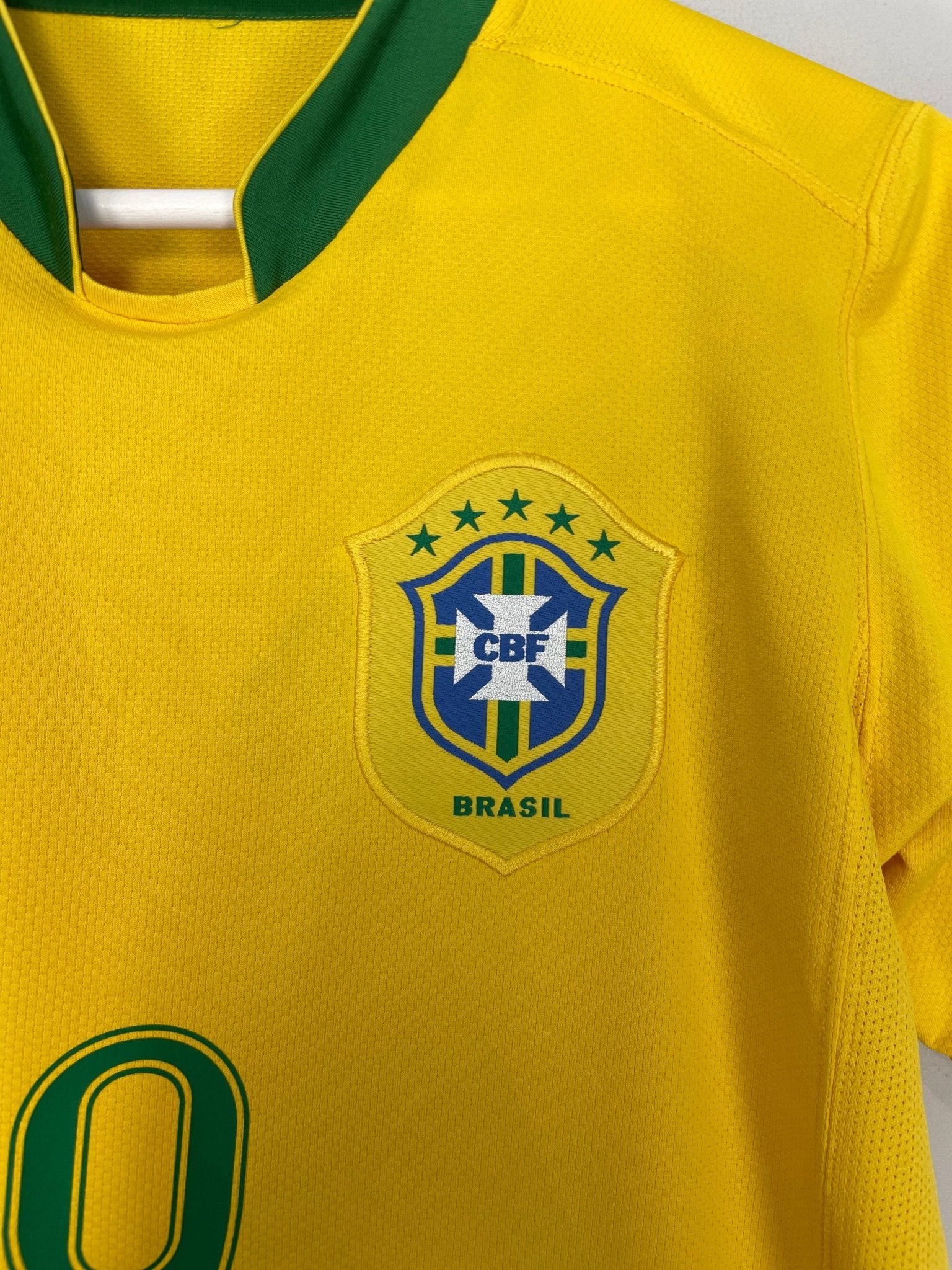 Shop 2006/08 BRAZIL RONALDO #9 HOME SHIRT (S) NIKE, classic football shirts, vintage football shirts & retro soccer jerseys at Cult Kits