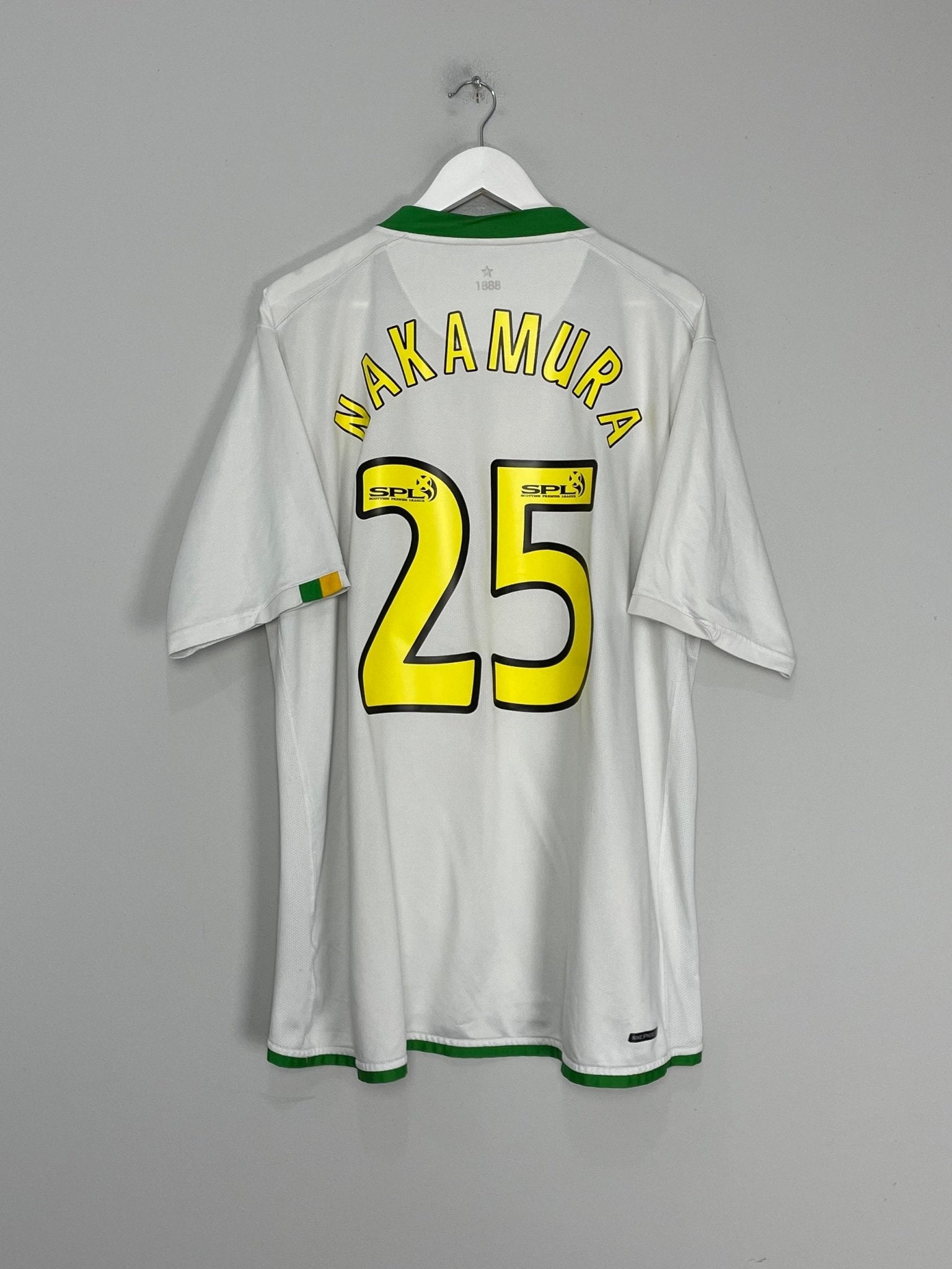 Shop 2006/08 CELTIC NAKAMURA #25 EUROPEAN AWAY SHIRT (XXL) NIKE, classic football shirts, vintage football shirts & retro soccer jerseys at Cult Kits