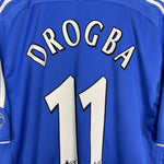 Shop 2006/08 CHELSEA DROGBA #11 HOME SHIRT (XXL) ADIDAS, classic football shirts, vintage football shirts & retro soccer jerseys at Cult Kits