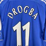 Shop 2006/08 CHELSEA DROGBA #11 HOME SHIRT (XXL) ADIDAS, classic football shirts, vintage football shirts & retro soccer jerseys at Cult Kits