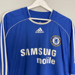 Shop 2006/08 CHELSEA DROGBA #11 HOME SHIRT (XXL) ADIDAS, classic football shirts, vintage football shirts & retro soccer jerseys at Cult Kits