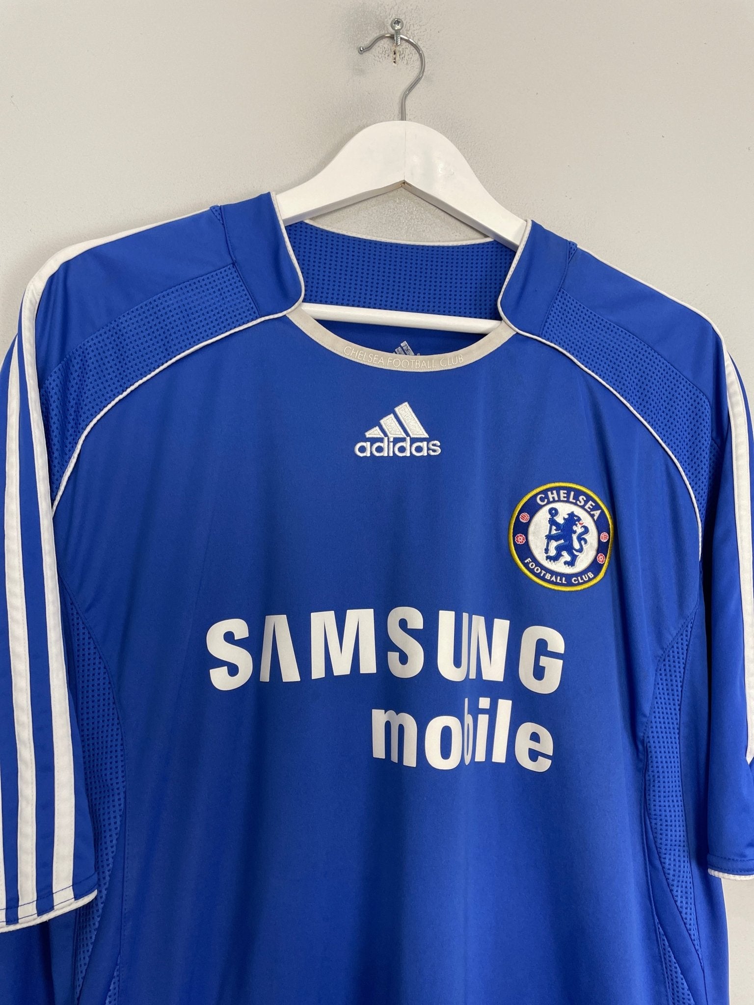 Shop 2006/08 CHELSEA DROGBA #11 HOME SHIRT (XXL) ADIDAS, classic football shirts, vintage football shirts & retro soccer jerseys at Cult Kits