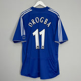 Shop 2006/08 CHELSEA DROGBA #11 HOME SHIRT (XXL) ADIDAS, classic football shirts, vintage football shirts & retro soccer jerseys at Cult Kits