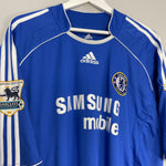 Shop 2006/08 CHELSEA DROGBA #11 HOME SHIRT (XXL) ADIDAS, classic football shirts, vintage football shirts & retro soccer jerseys at Cult Kits
