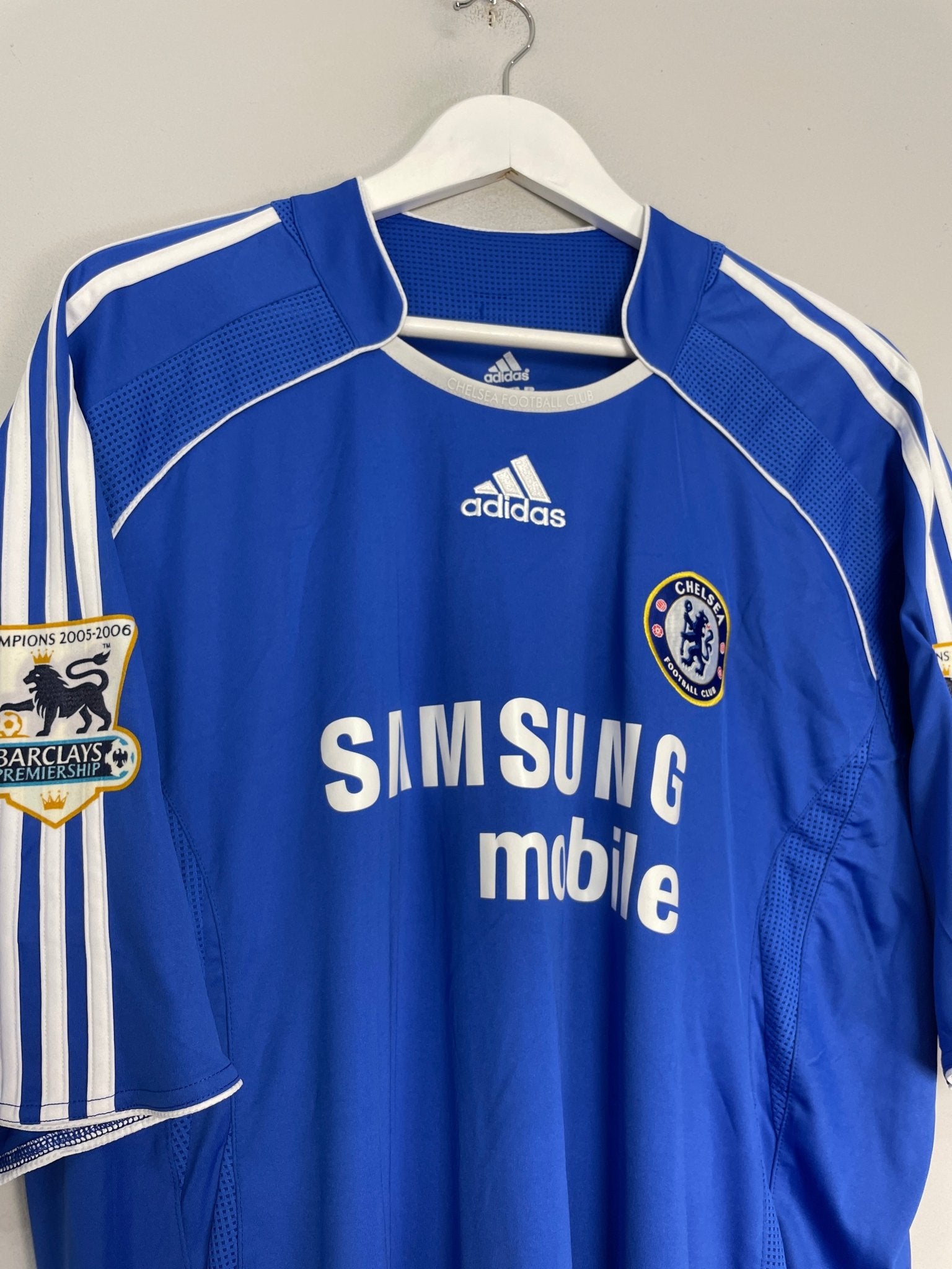 Shop 2006/08 CHELSEA DROGBA #11 HOME SHIRT (XXL) ADIDAS, classic football shirts, vintage football shirts & retro soccer jerseys at Cult Kits