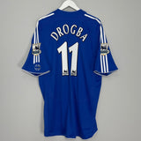 Shop 2006/08 CHELSEA DROGBA #11 HOME SHIRT (XXL) ADIDAS, classic football shirts, vintage football shirts & retro soccer jerseys at Cult Kits