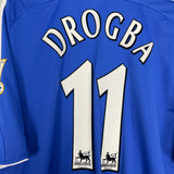 Shop 2006/08 CHELSEA DROGBA #11 HOME SHIRT (XXL) ADIDAS, classic football shirts, vintage football shirts & retro soccer jerseys at Cult Kits